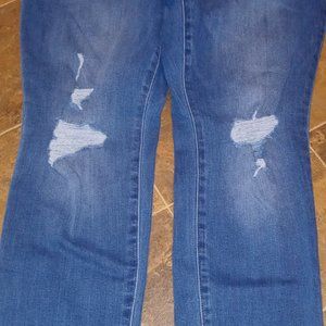 Old Navy pop icon style blue jeans